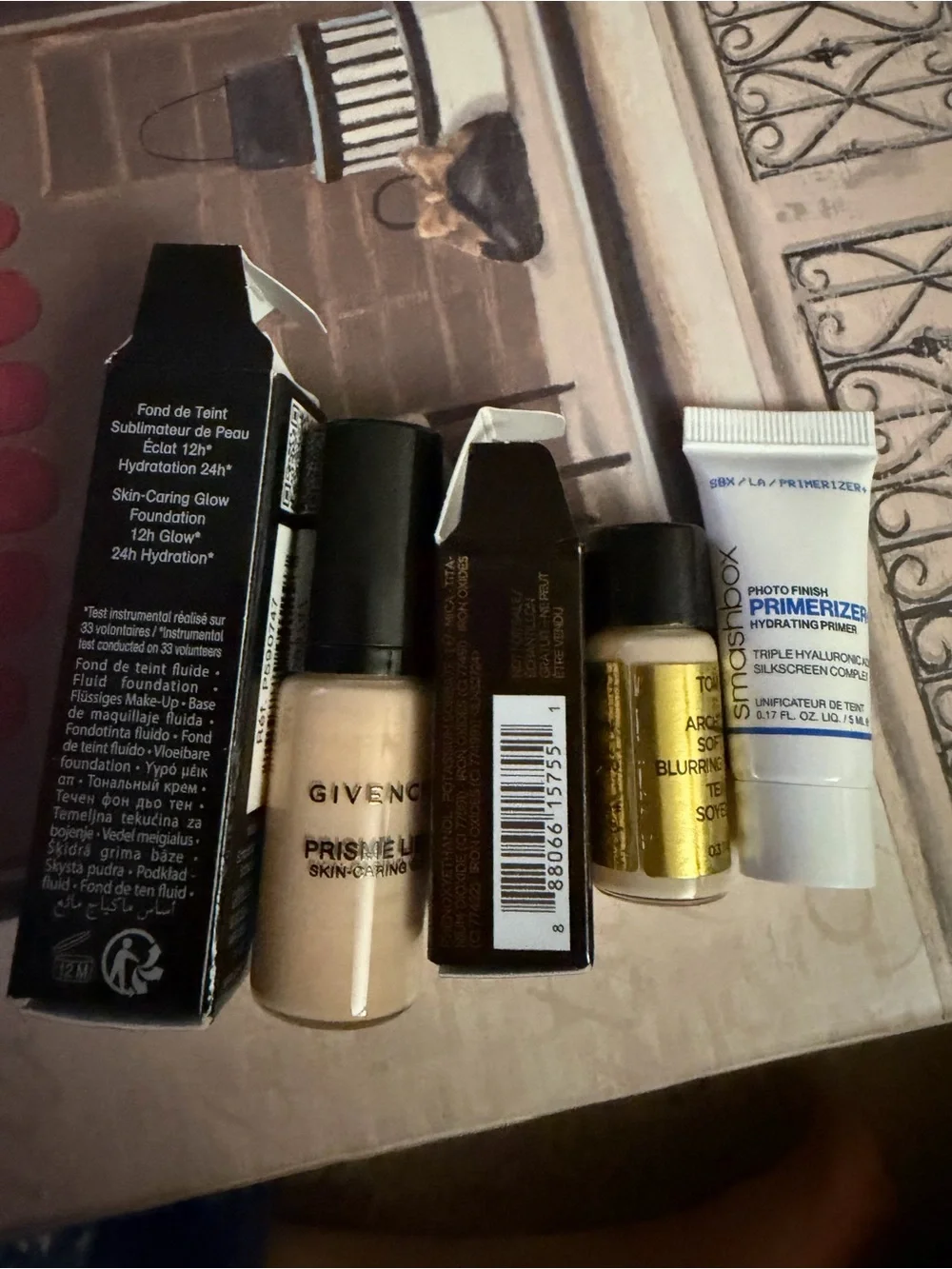 Givenchy Prisme Foundation, Smashbox Primer, & Tom Ford Foundation minis